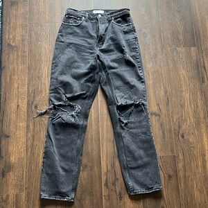 A&F Curve Love the 90s Straight Ultra High Rise Jeans -28/6R